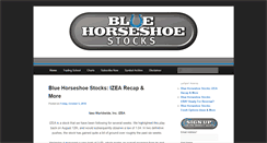 Desktop Screenshot of bluehorseshoestocks.com